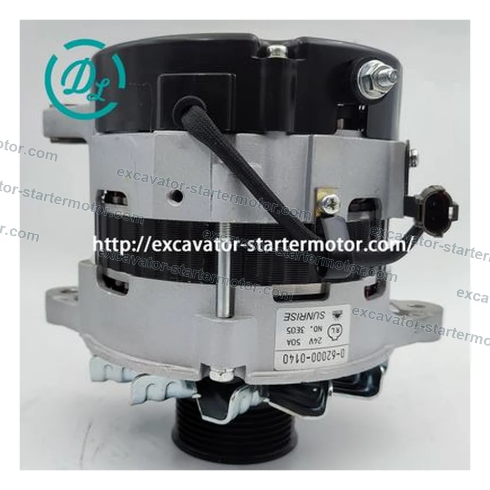 0-62000-0140 8-98092-112-1 24V 50A Alternator for Isuzu 4JJ1X, OEM/reference 0-62000-0140, Alternator, product view 4