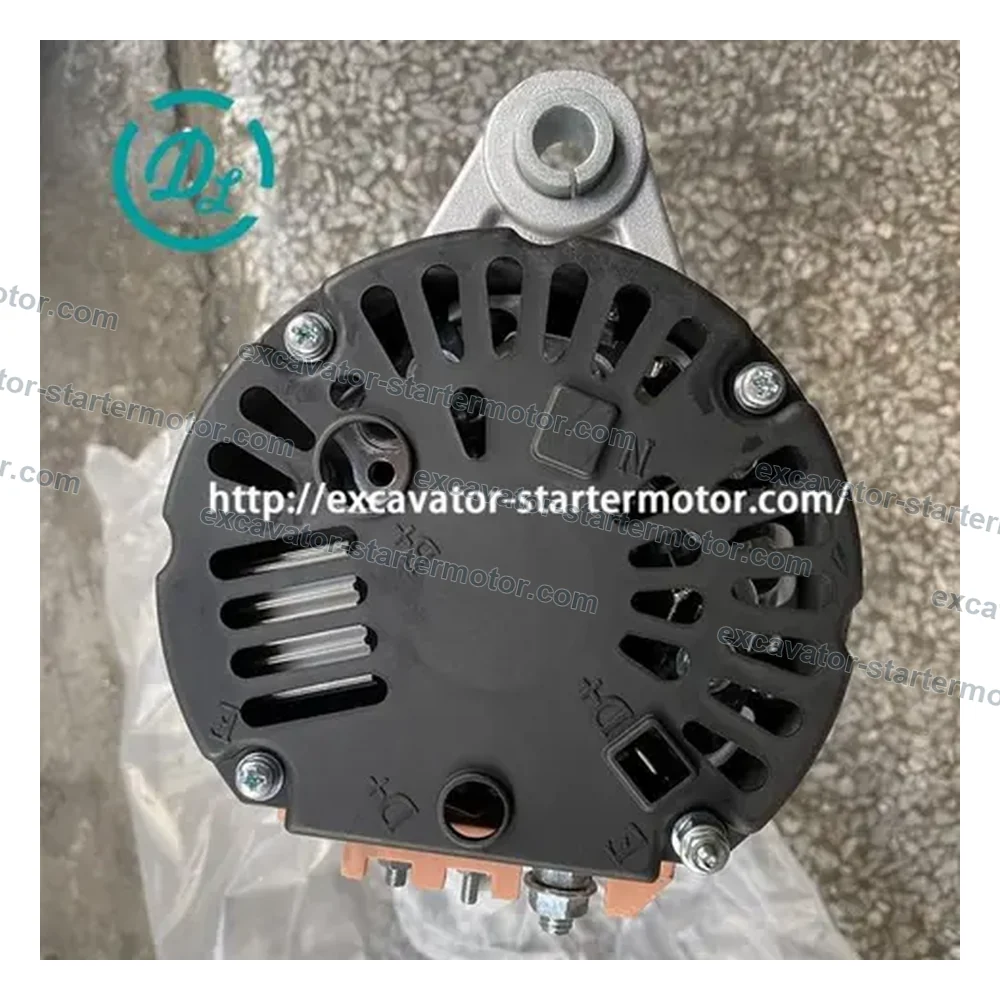 3979372 JFZ2710F1 24V 70A Alternator for Cummins 6CT8.3 QSL8.9, OEM/reference 3979372, 24V 70A 8-Groove Alternator, product view 2
