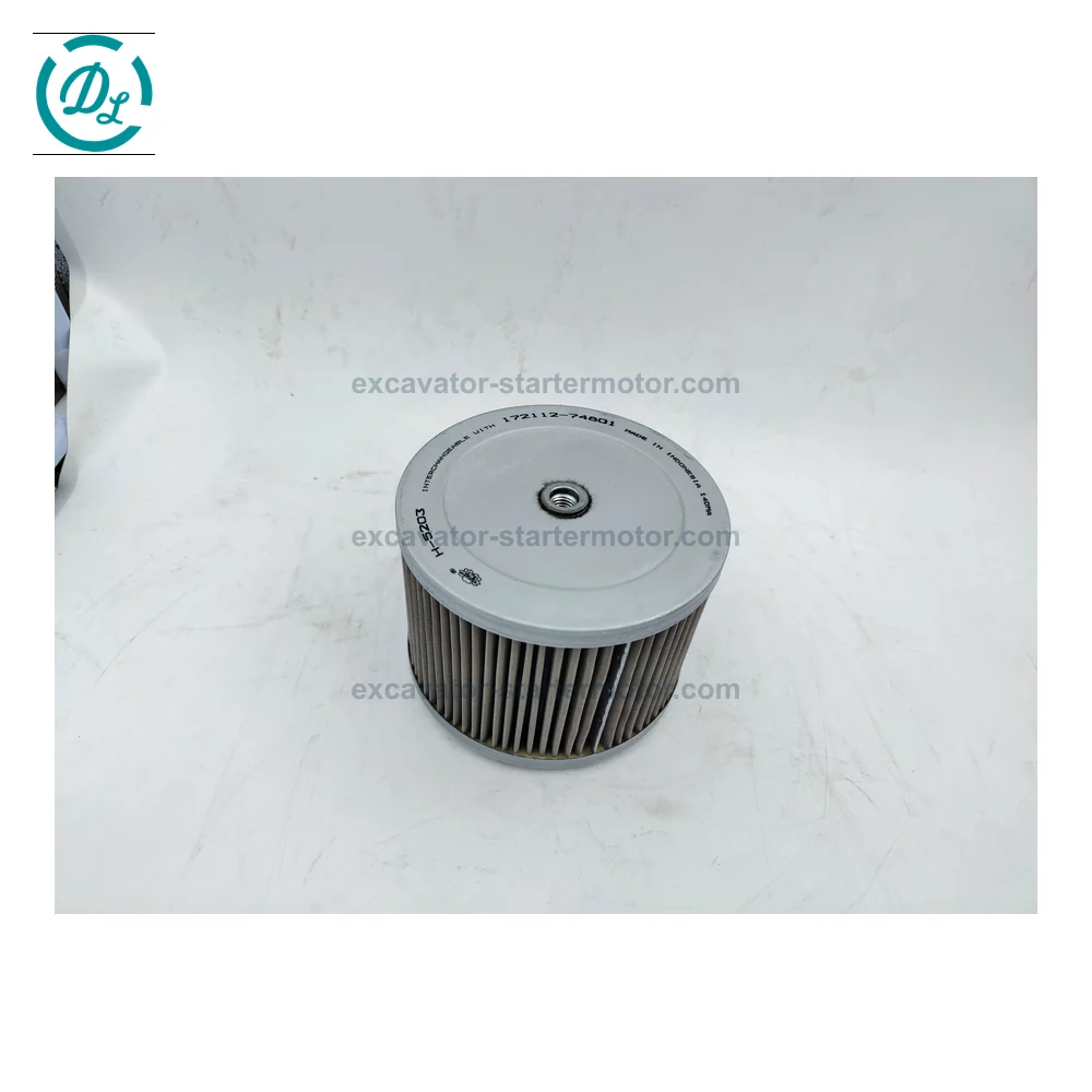 H-5203 124mm Suction Hydraulic Filter for Yanmar B32 B50, OEM/reference H-5203, Suction Hydraulic Oil Filter Element, product view 1