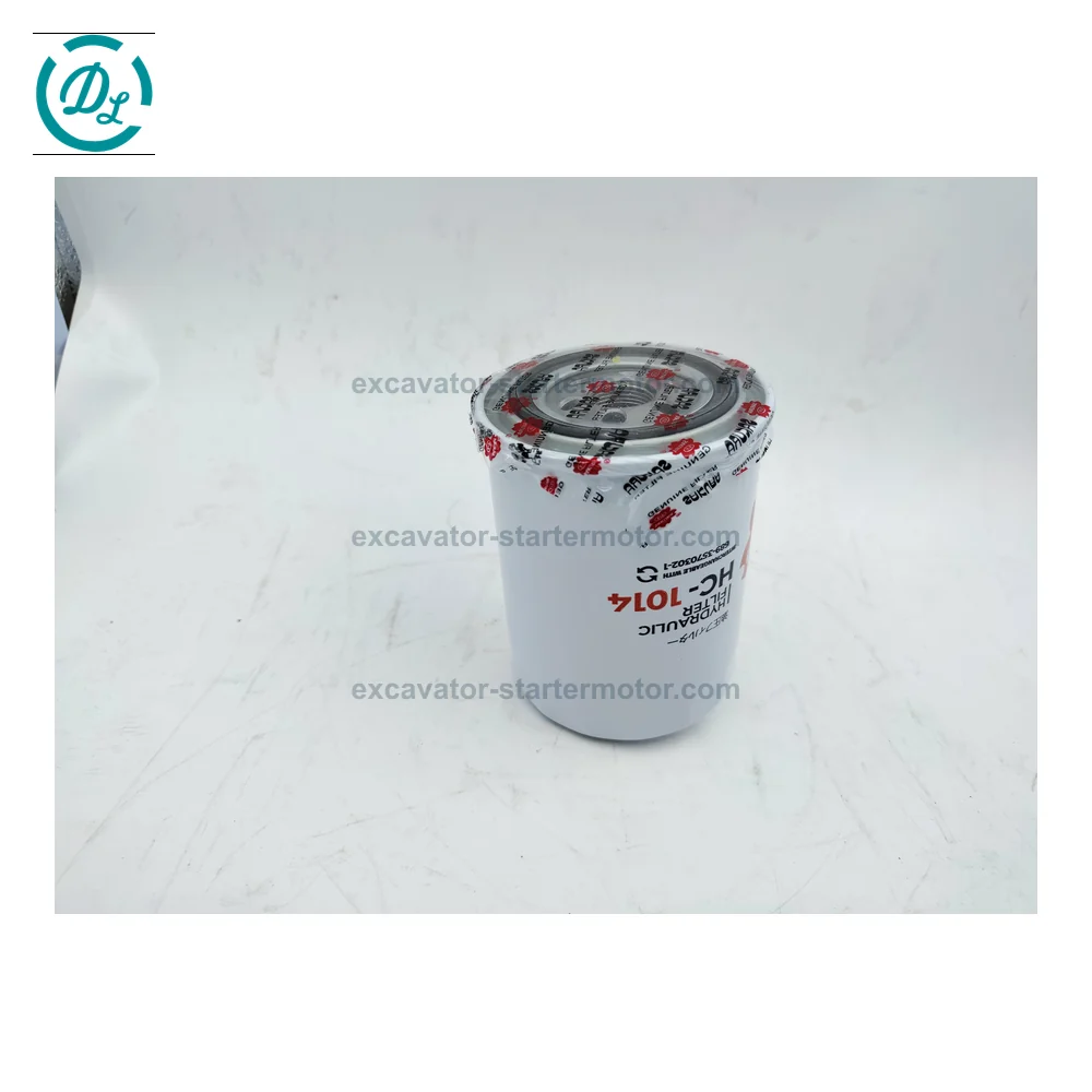 HC-1014 130mm Spin-On Hydraulic Filter Replaces 689-3570302-1 for Kato HD770SE, OEM/reference HC-1014, Spin-On Hydraulic Oil Filter, product view 2