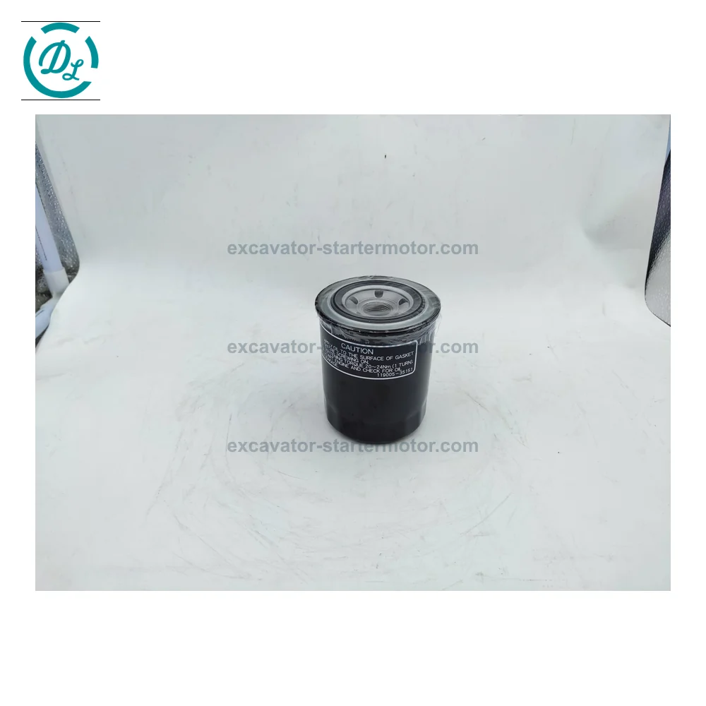 119005-35151 D80x100 Engine Oil Filter for Yanmar 4TNV94L 4TNV98T, OEM/reference 119005-35151, D80x100 Spin-On Engine Oil Filter, product view 1