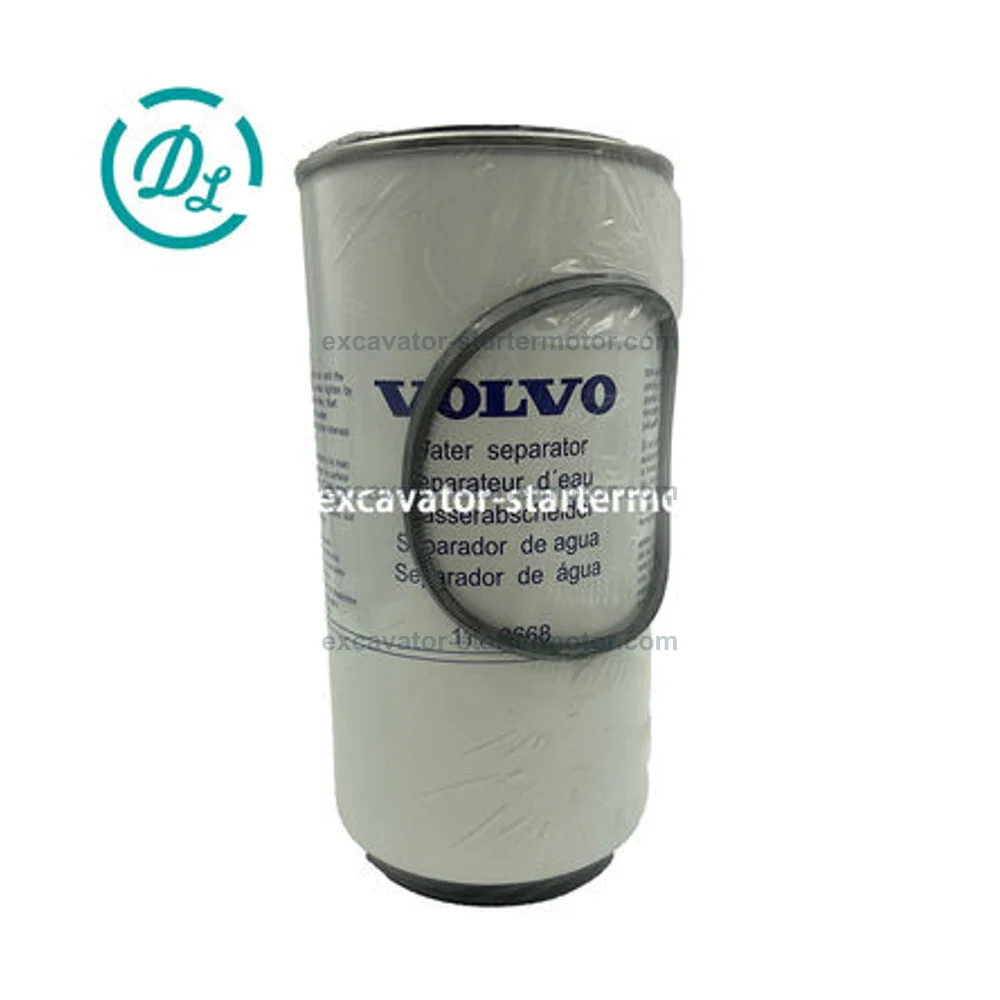 11110668 Fuel-Water Separator Filter for Volvo EC140B EC240B EC290B, OEM/reference 11110668, Spin-On Fuel-Water Separator, product view 3