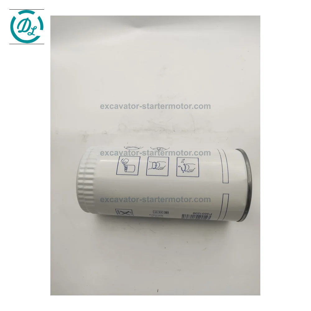 3831236 Engine Oil Filter for Volvo EC140D EC230F and ABG Pavers, OEM/reference 3831236, Spin-On Engine Oil Filter, product view 5