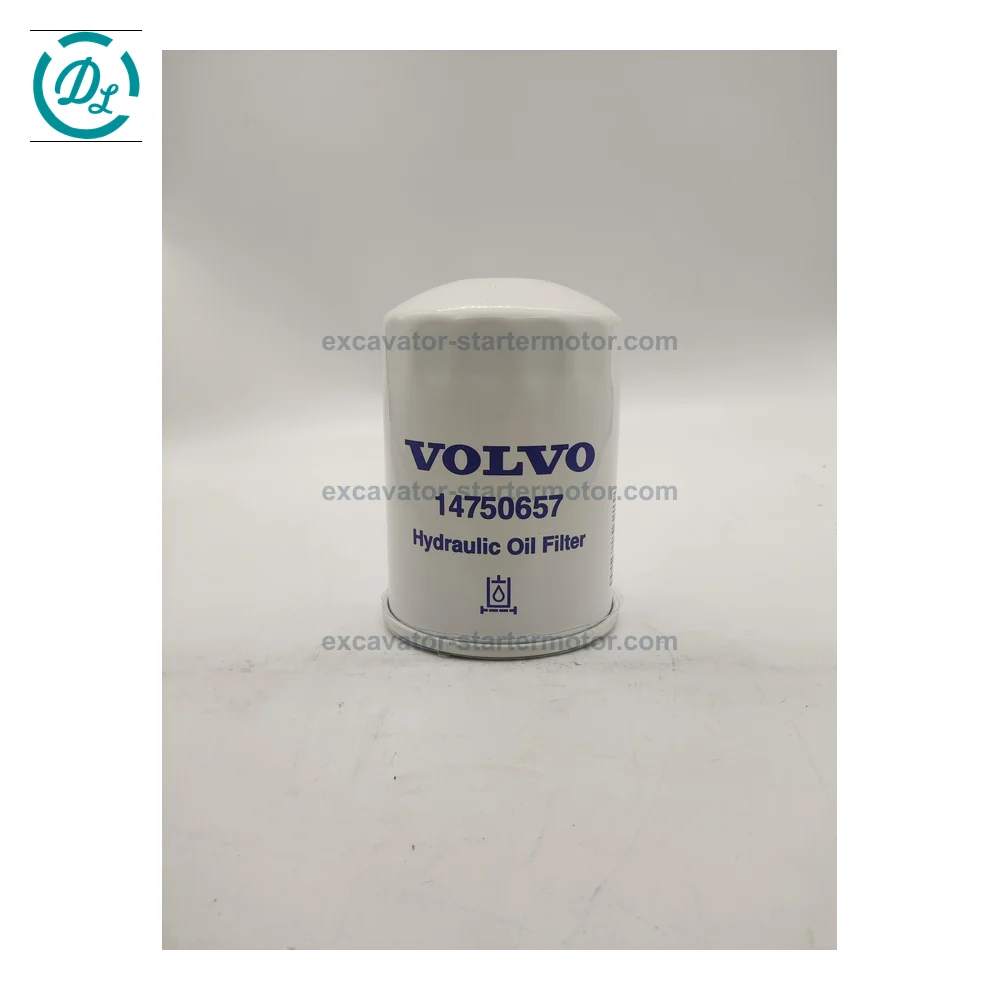 14750657 Hydraulic Drain Filter Supersedes 14744967 for Volvo EC140D EC220D EC250D, OEM/reference 14750657, Hydraulic Drain Filter Cartridge, product view 1