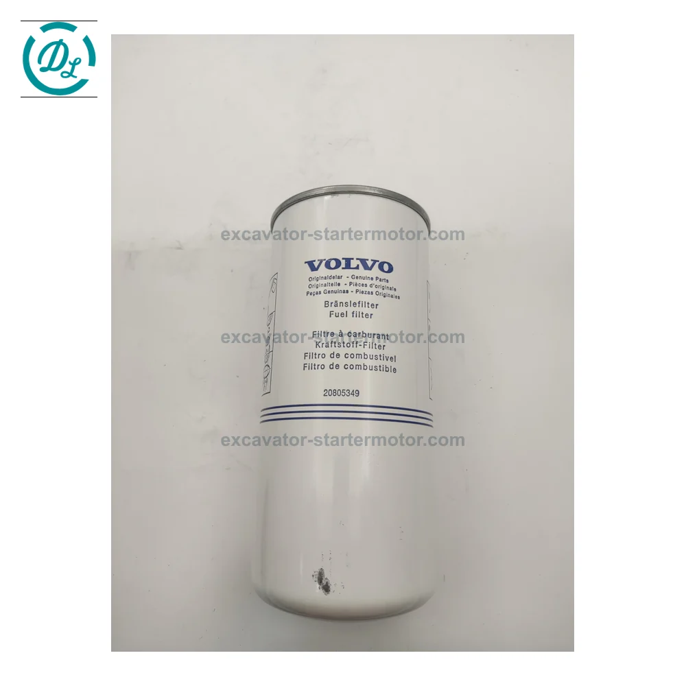 20805349 Fuel Filter for Volvo D6J D8J Engines and EC220E EC300E, OEM/reference 20805349, Spin-On Engine Fuel Filter, product view 4