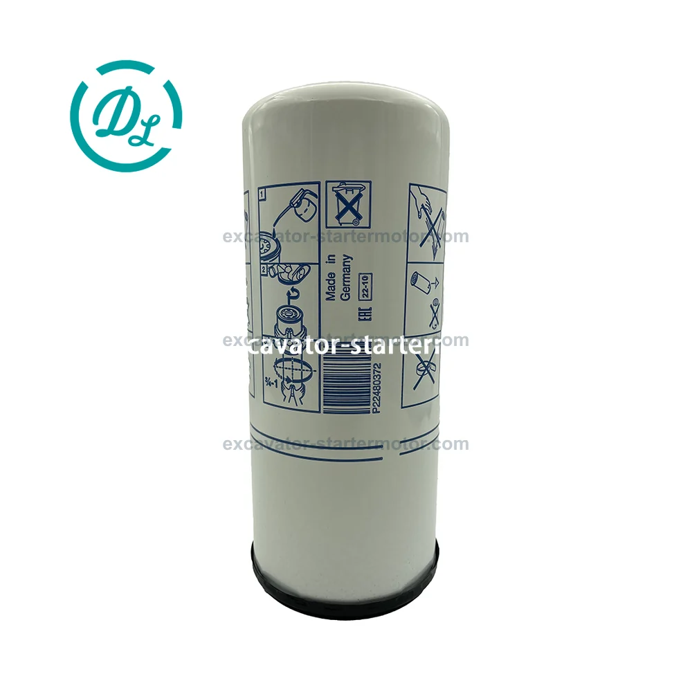 22480372 Fuel Filter with Earlier 20976003 for Volvo Penta TAD1641GE TAD1642GE, OEM/reference 22480372, Spin-On Engine Fuel Filter, product view 2