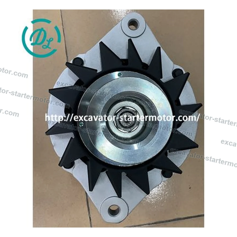 181200-6281 A9TU3387 24V 110A Alternator for Isuzu 6WG1 Hitachi ZW550, OEM/reference 181200-6281, Alternator, product view 2