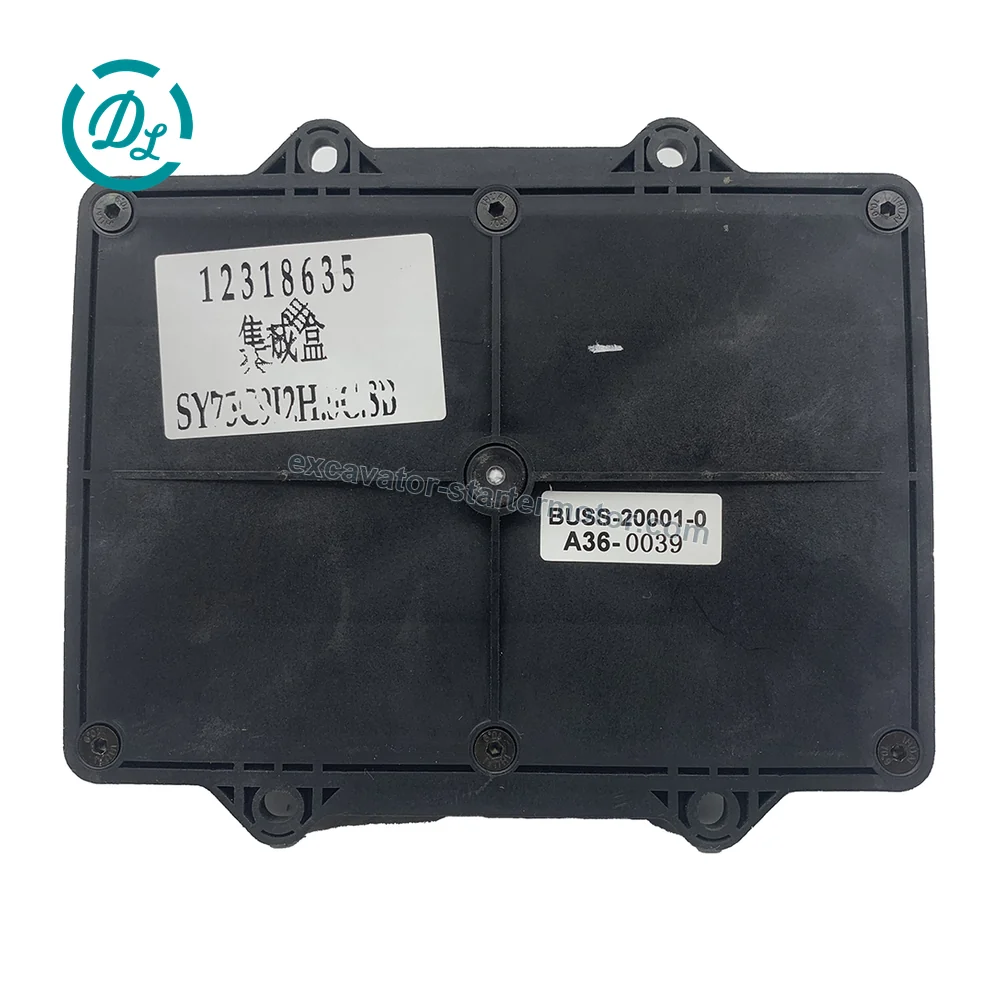 12318635 Integrated Fuse and Relay Box for Sany SY75C9I2H, OEM/reference 12318635, Fuse Box Assembly, product view 3