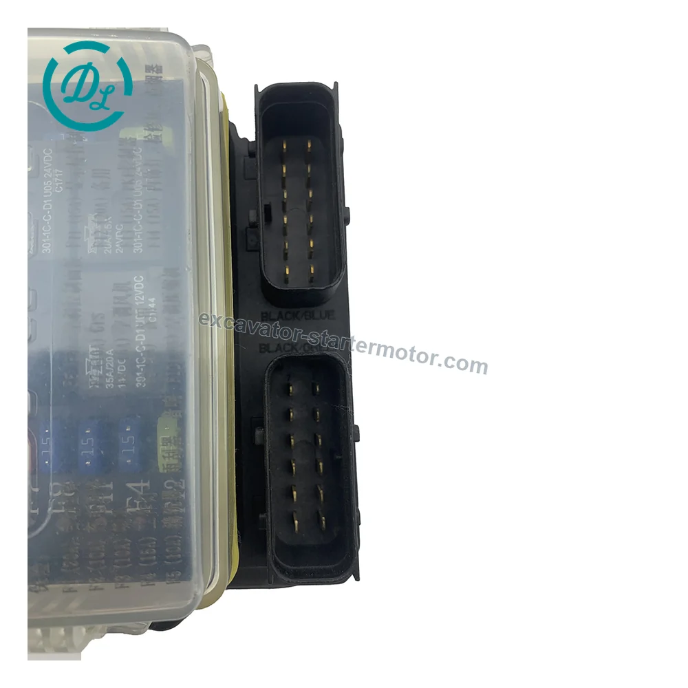 12318635 Integrated Fuse and Relay Box for Sany SY75C9I2H, OEM/reference 12318635, Fuse Box Assembly, product view 4