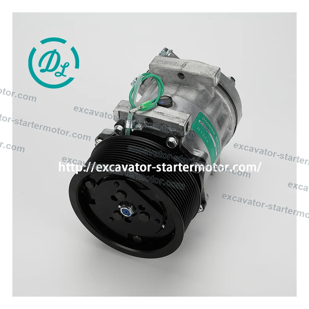 372-9295 Refrigerant Compressor for CAT 320D 320E 323F, OEM/reference 372-9295, Refrigerant Compressor, product view 2