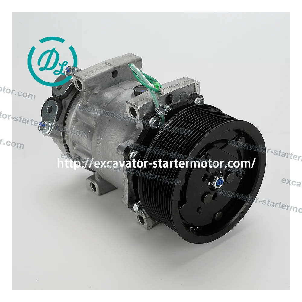 372-9295 Refrigerant Compressor for CAT 320D 320E 323F, OEM/reference 372-9295, Refrigerant Compressor, product view 3