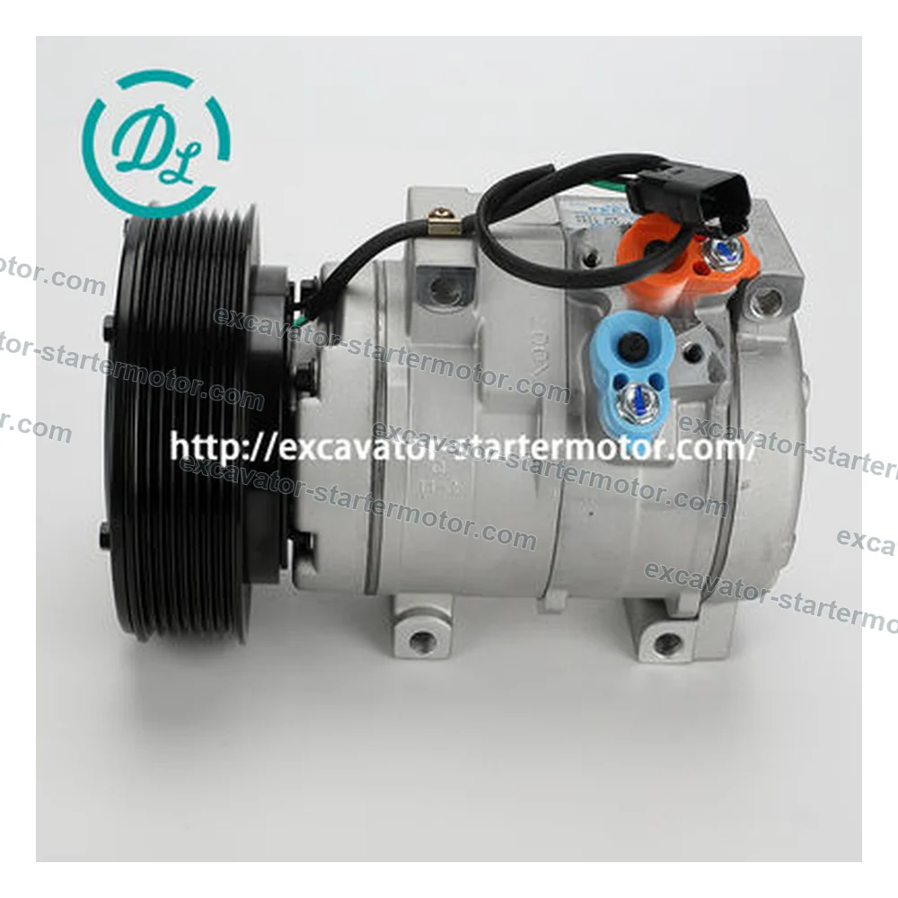259-7243 24V 10S17C PV8 A/C Compressor for CAT 325D 330D 336D 365C 385C, OEM/reference 259-7243, Air Conditioning Compressor