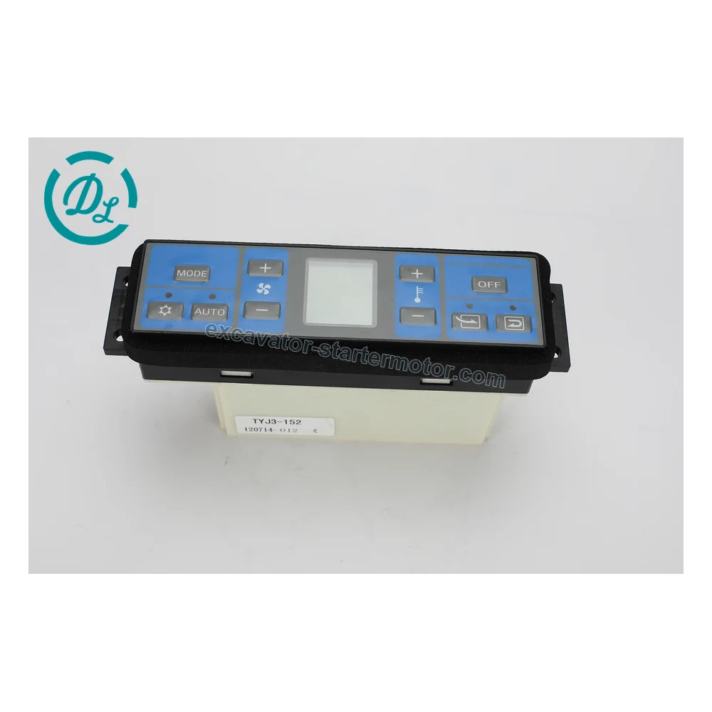 60240844 A/C Control Panel for SANY SY215C SY215C9 Excavators, OEM/reference 60240844, A/C Control Panel, product view 1