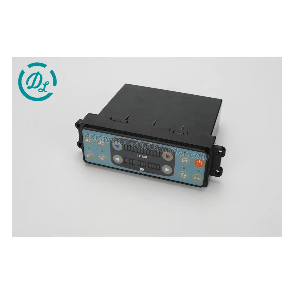 819909116 A/C Control Panel for XCMG XE135B XE200C XE215C Excavators, OEM/reference 819909116, Excavator Cab A/C Control Panel