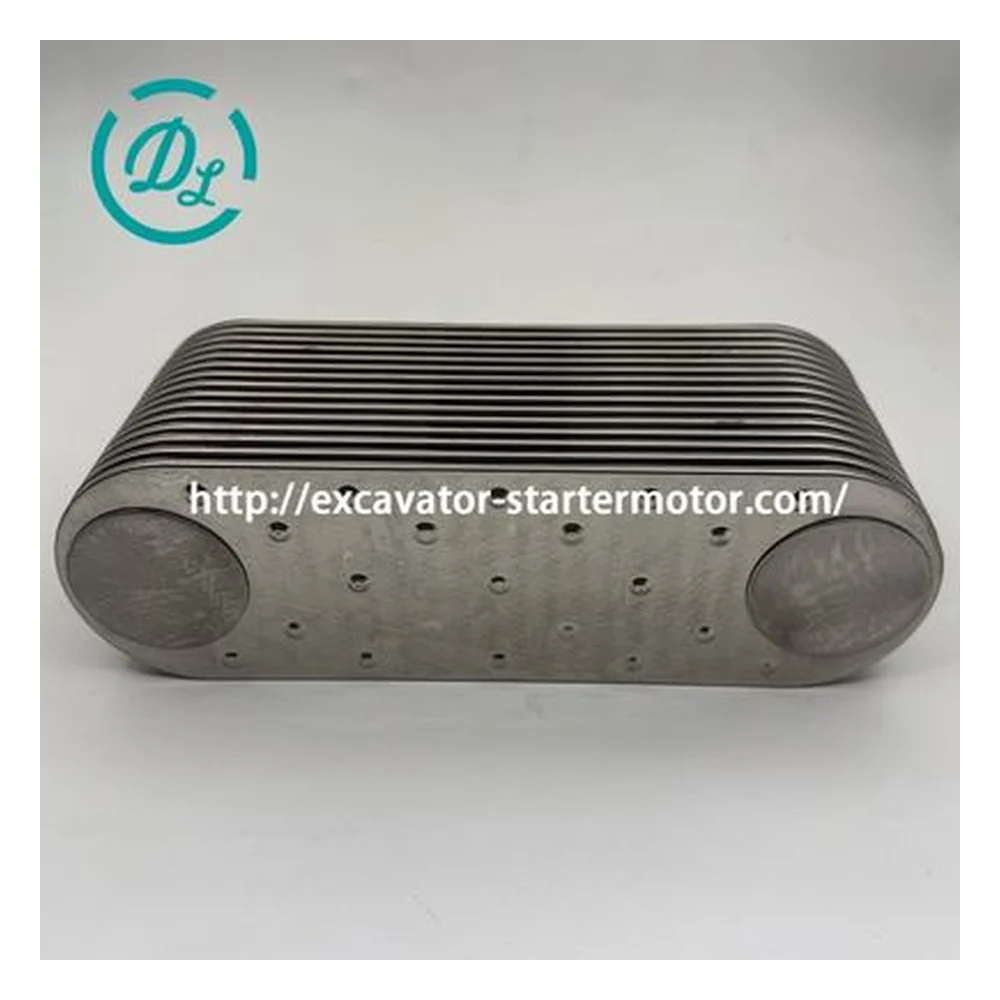 20511773 Engine Oil Cooler for Volvo EC210B EC235C ECR235C, OEM/reference 20511773, Plate-Type Engine Oil Cooler Core, product view 1