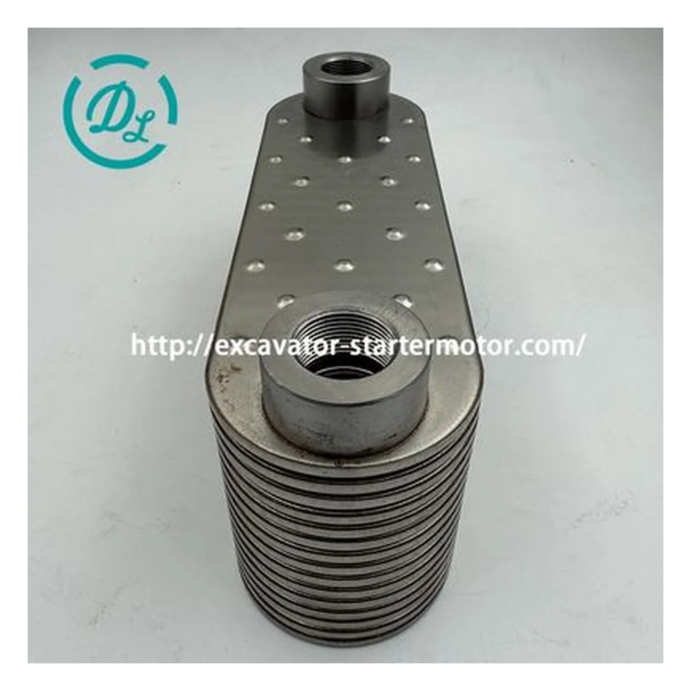 20511773 Engine Oil Cooler for Volvo EC210B EC235C ECR235C, OEM/reference 20511773, Plate-Type Engine Oil Cooler Core, product view 2