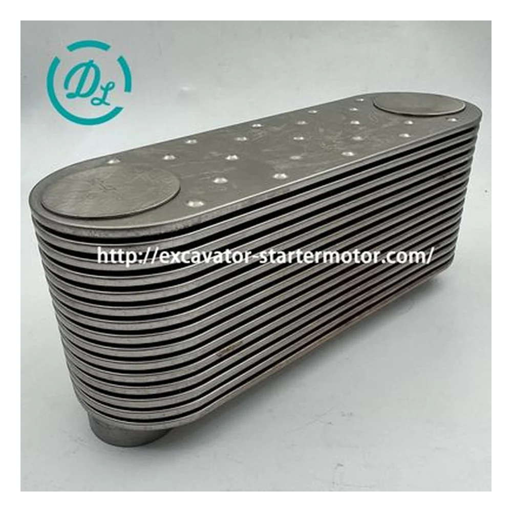 20511773 Engine Oil Cooler for Volvo EC210B EC235C ECR235C, OEM/reference 20511773, Plate-Type Engine Oil Cooler Core, product view 3