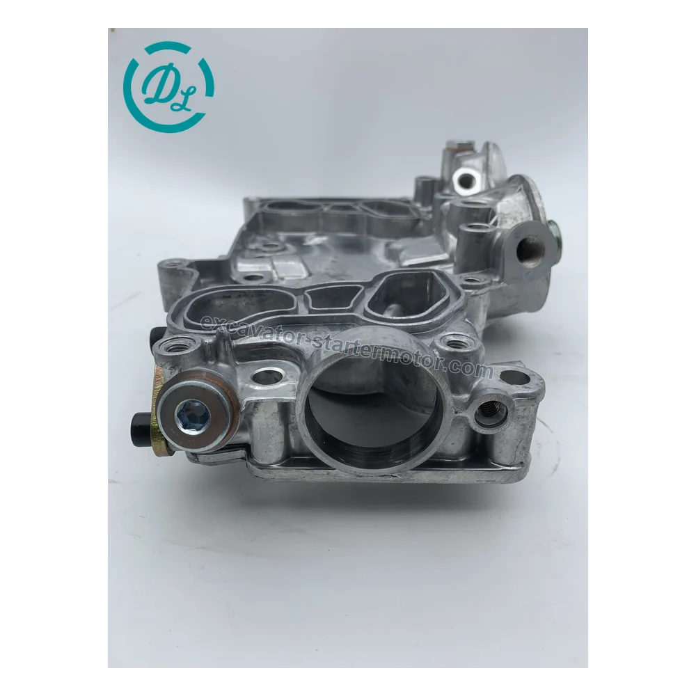 21099784 Oil Cooler Housing for Volvo D6E EC210B EC210C Excavators, OEM/reference 21099784, Engine Oil Cooler Housing