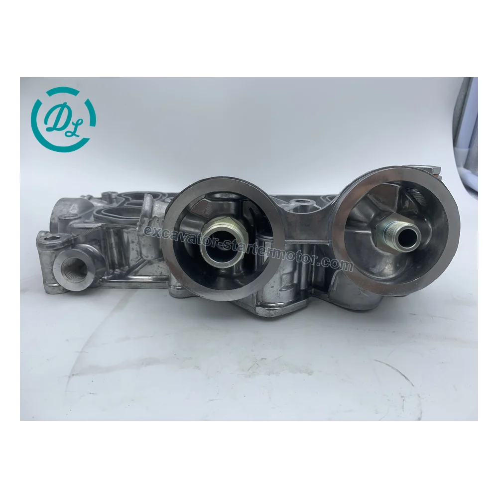 21099784 Oil Cooler Housing for Volvo D6E EC210B EC210C Excavators, OEM/reference 21099784, Engine Oil Cooler Housing, product view 2