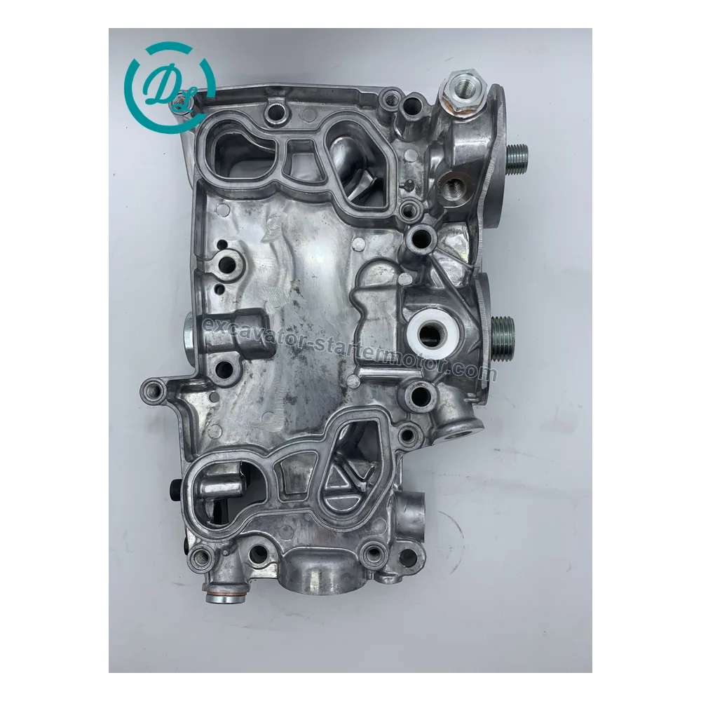 21099784 Oil Cooler Housing for Volvo D6E EC210B EC210C Excavators, OEM/reference 21099784, Engine Oil Cooler Housing, product view 5