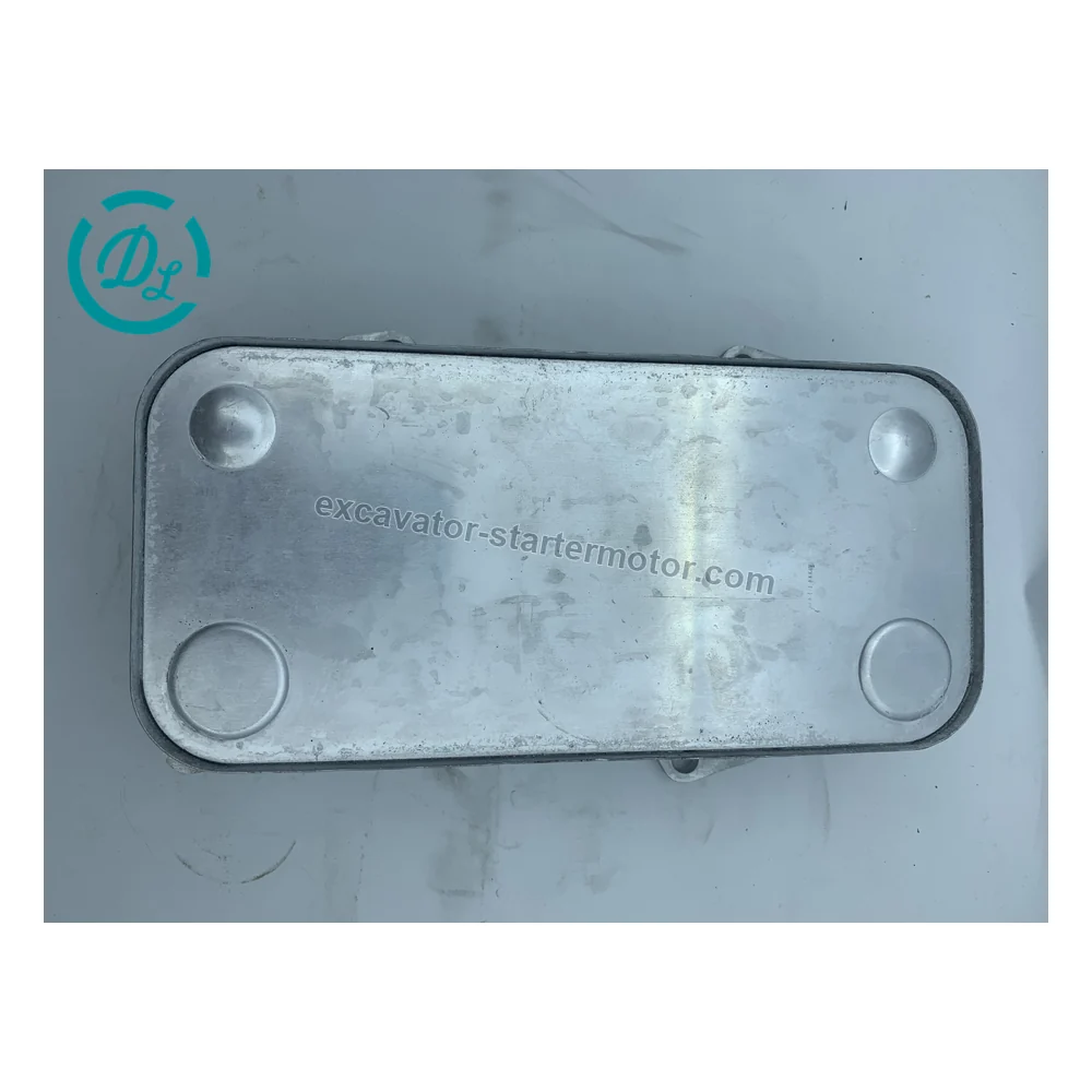 23191319 Oil Cooler Core for Volvo D6E EC210 EC210B Excavators, OEM/reference 23191319, Engine Oil Cooler Core, product view 3