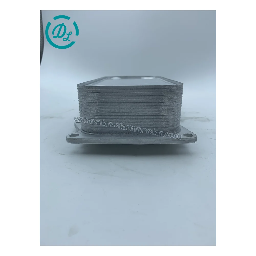 23191319 Oil Cooler Core for Volvo D6E EC210 EC210B Excavators, OEM/reference 23191319, Engine Oil Cooler Core, product view 4