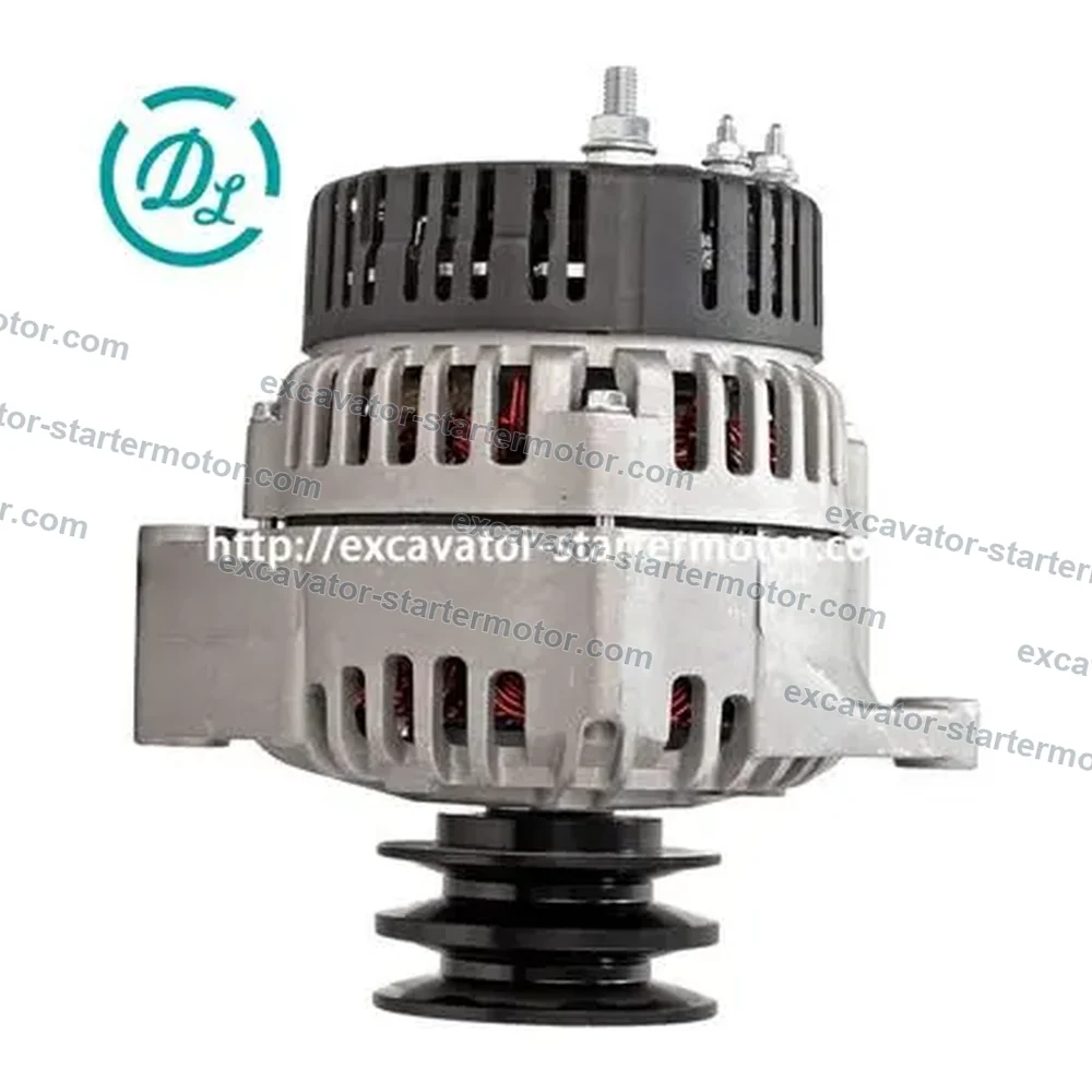 207-6036 12V 105A Heavy-Duty Alternator for Cat TH220B TH360B TH460B, OEM/reference 207-6036, Heavy-Duty Charging Alternator
