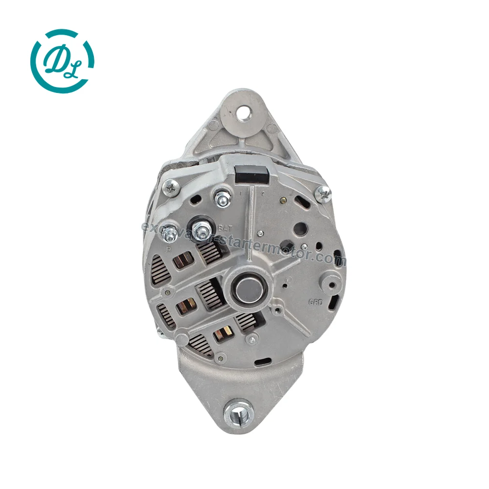 3675228 12V 130A J180 Alternator for Cummins Engines, OEM/reference 3675228, 12V 130A Heavy-Duty Alternator, product view 2