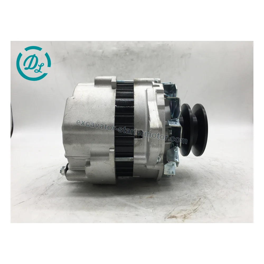 0434345600 A4TU3586 24V 50A Alternator for CAT 3066 and Mitsubishi D06FR, OEM/reference 0434345600, 24V 50A Two-Groove Alternator