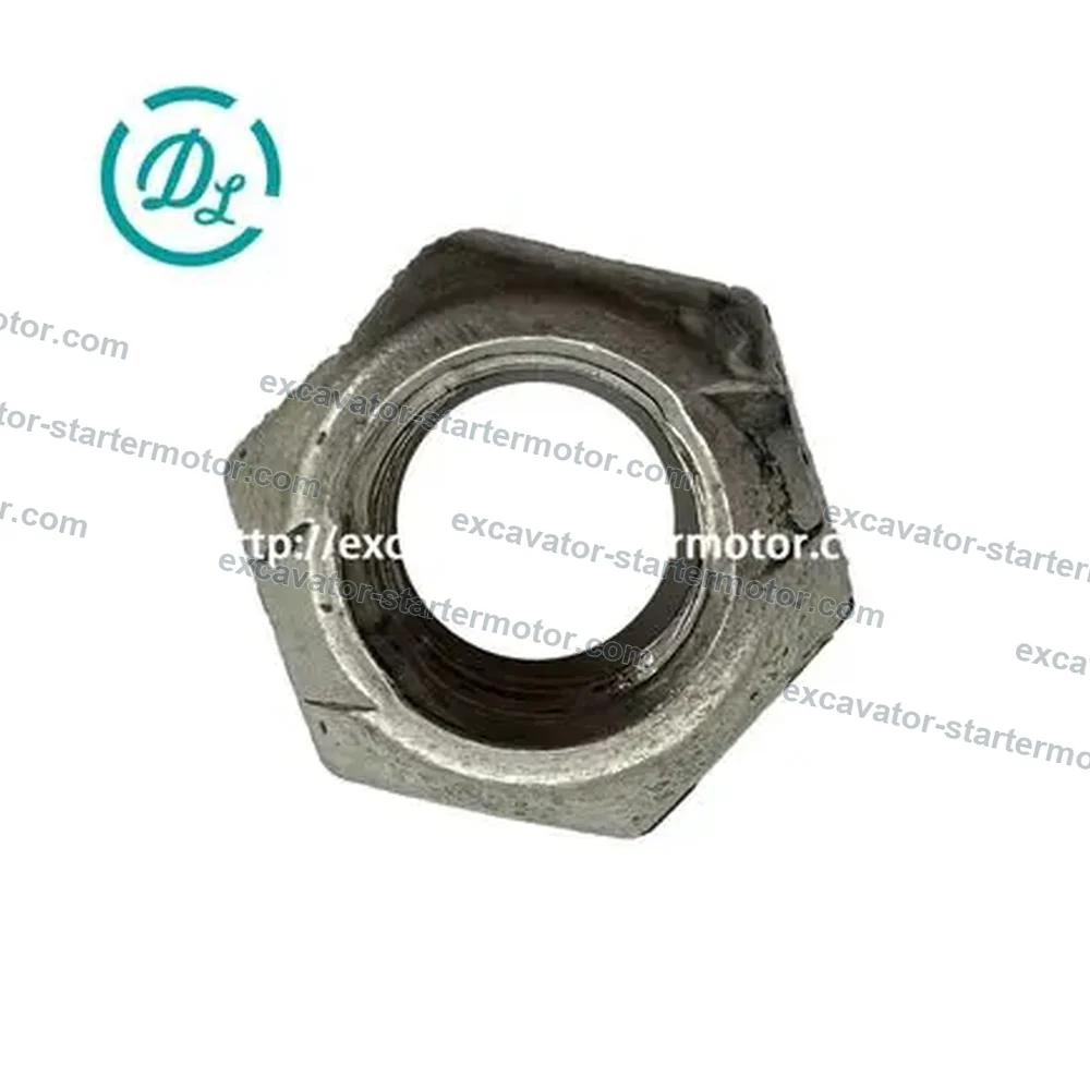 6I-0563 M10 x 1.5 Hex Flange Nut for Cat Equipment, OEM/reference 6I-0563, Hex Flange Nut, product view 2