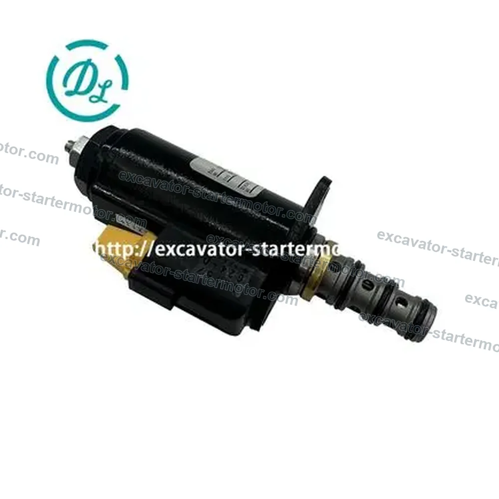 457-9878 24V 3-Way Solenoid Valve for Cat 307C 308C 320D 336D Excavators, OEM/reference 457-9878, 24V Hydraulic Solenoid Valve Assembly, product view 3