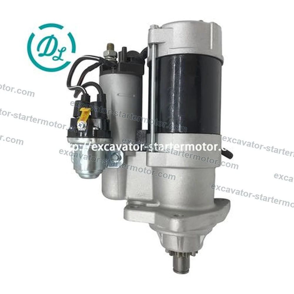 300516-00040A 36100-52000 24V 11T CW Starter for Doosan DX120 D34D, OEM/reference 300516-00040A, Starter Motor, product view 2