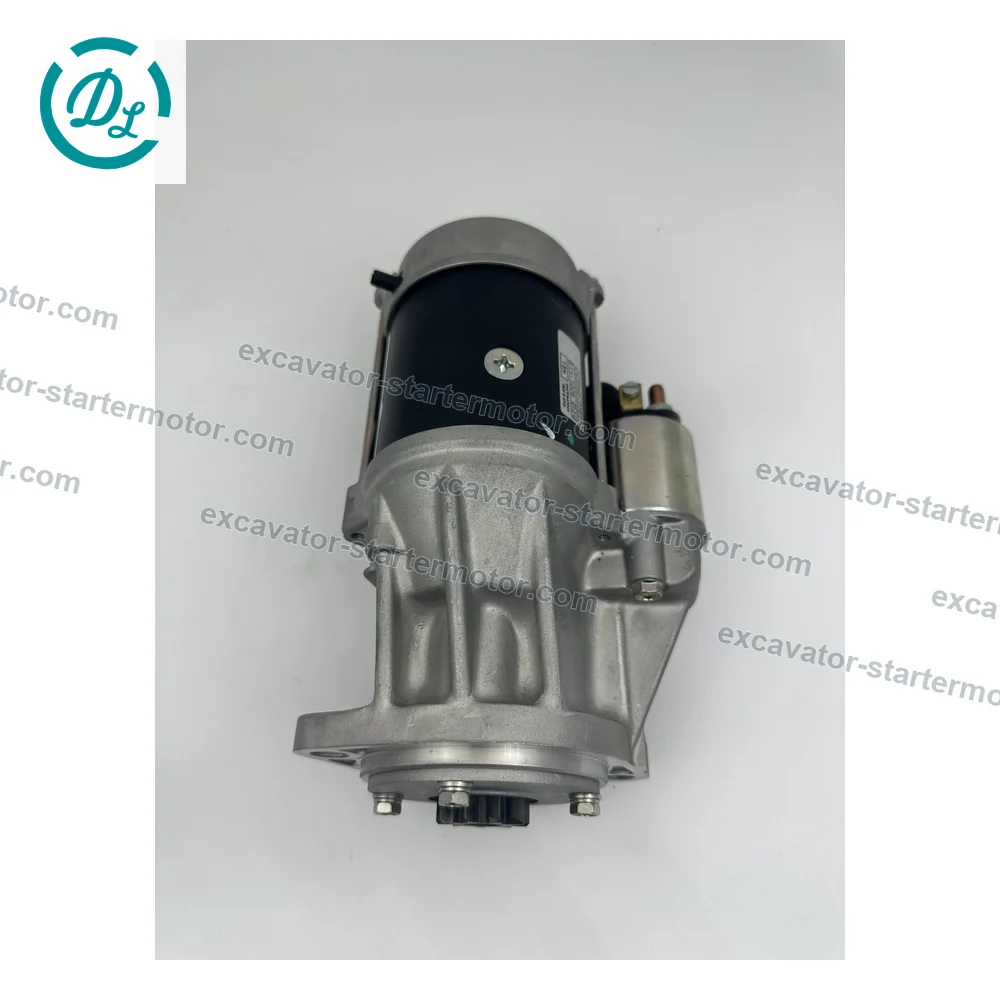 129940-77011 12V 3.0kW 9T Starter Motor for Yanmar 4TNV98 Engines, OEM/reference 129940-77011, Starter Motor, product view 2