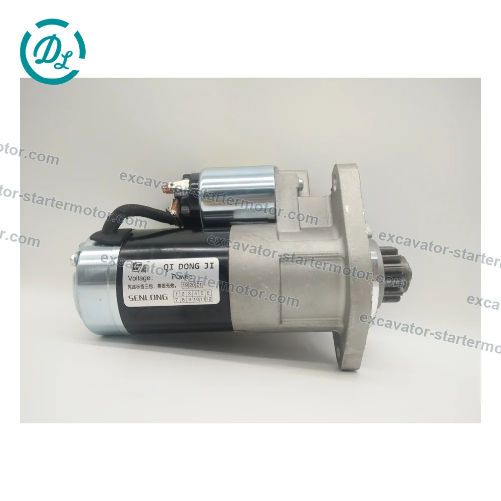 199-2334 12V 1.7kW 13T Starter Motor for Cat 302.5C 303 304, OEM/reference 199-2334, Starter Motor, product view 4