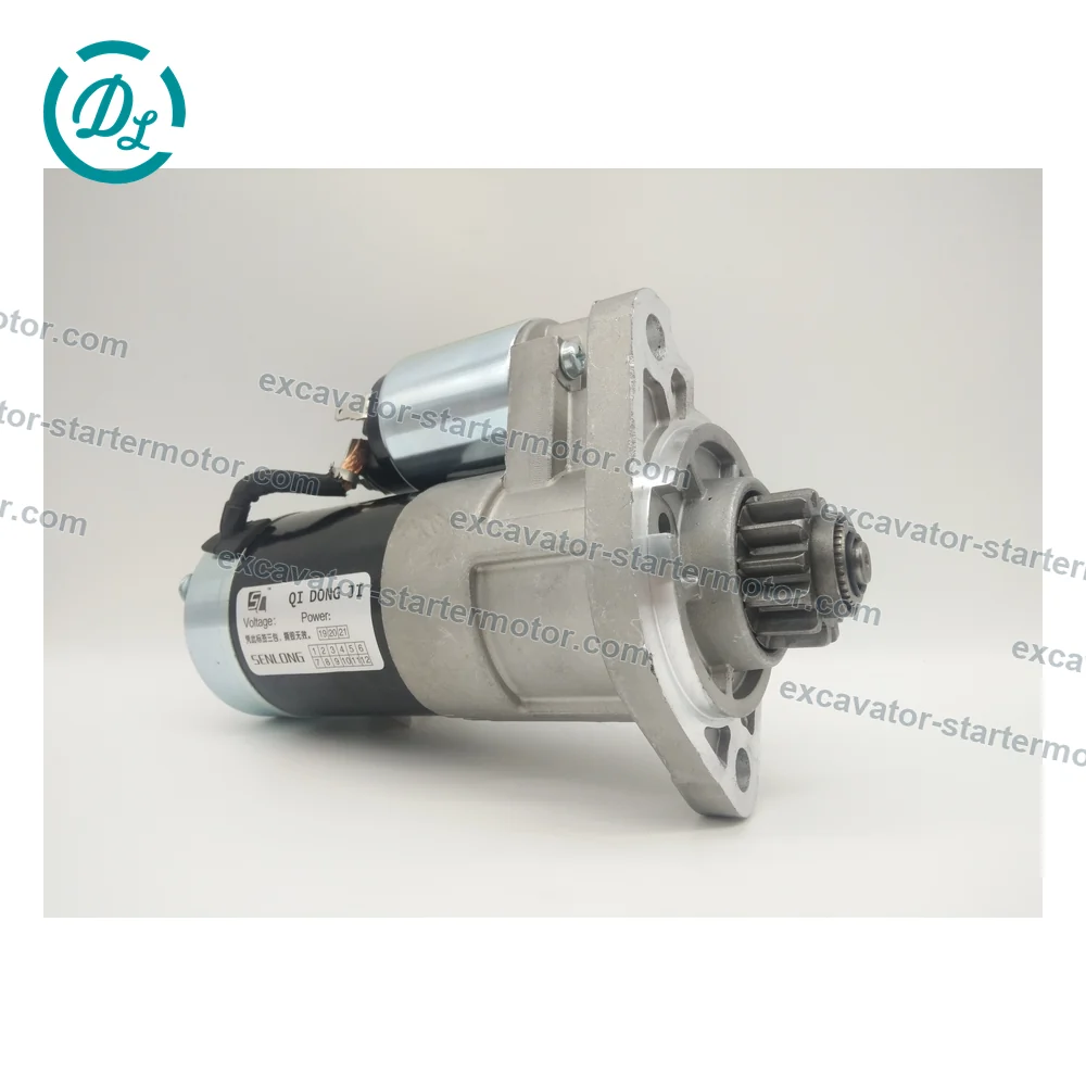 199-2334 12V 1.7kW 13T Starter Motor for Cat 302.5C 303 304, OEM/reference 199-2334, Starter Motor, product view 5