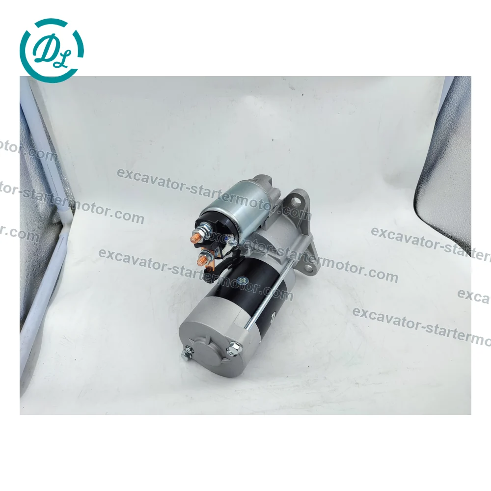 M2T64271 M2T64272 24V 3.2kW 9T Starter Motor for Mitsubishi 4D31 4D32 and CAT E70B, OEM/reference M2T64272, Starter Motor, product view 5