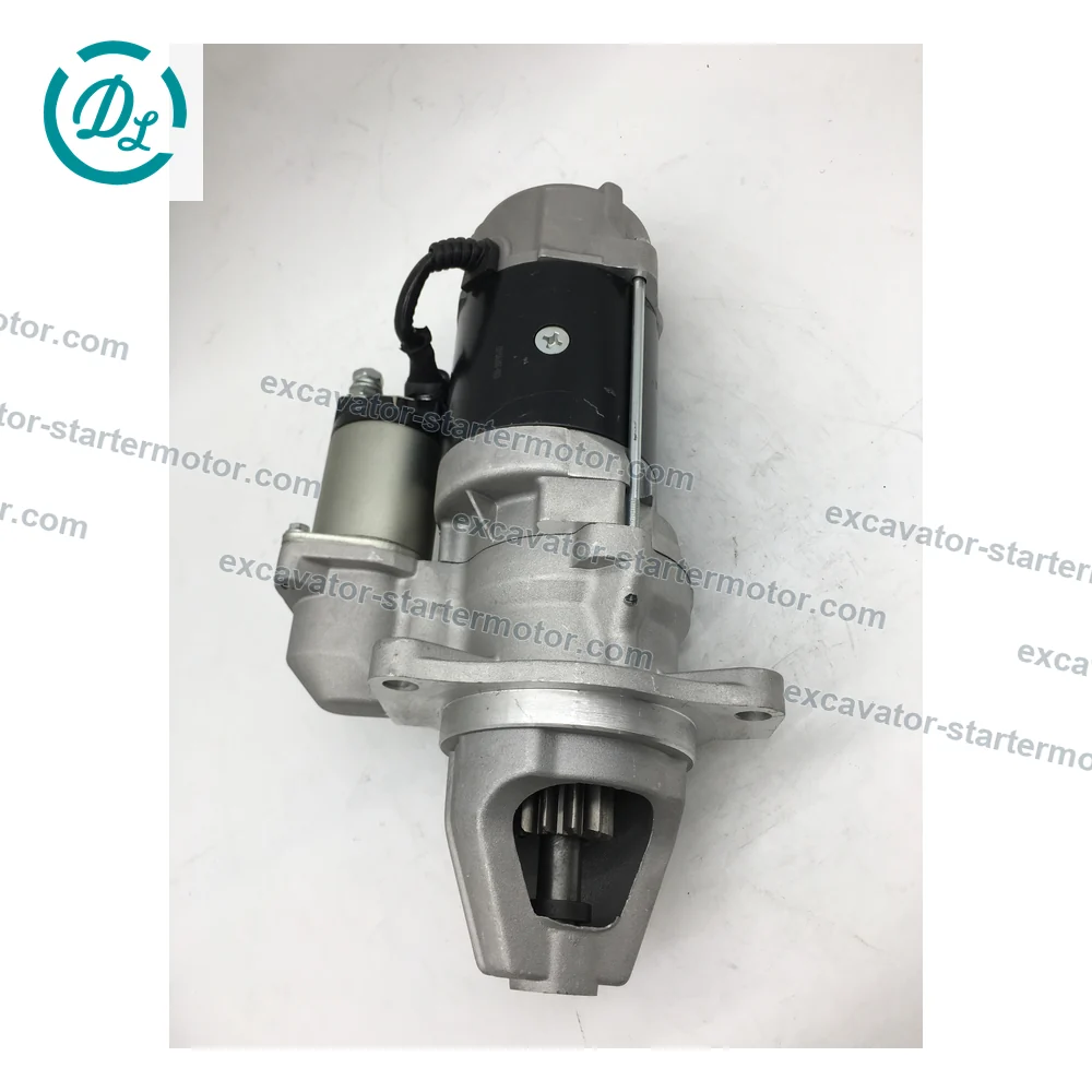 1-81100-217-1 0-23000-6091 24V 11-Tooth Starter for Isuzu 6RB1 Hitachi EX400, OEM/reference 1-81100-217-1, 24V 11-Tooth Starter, product view 3