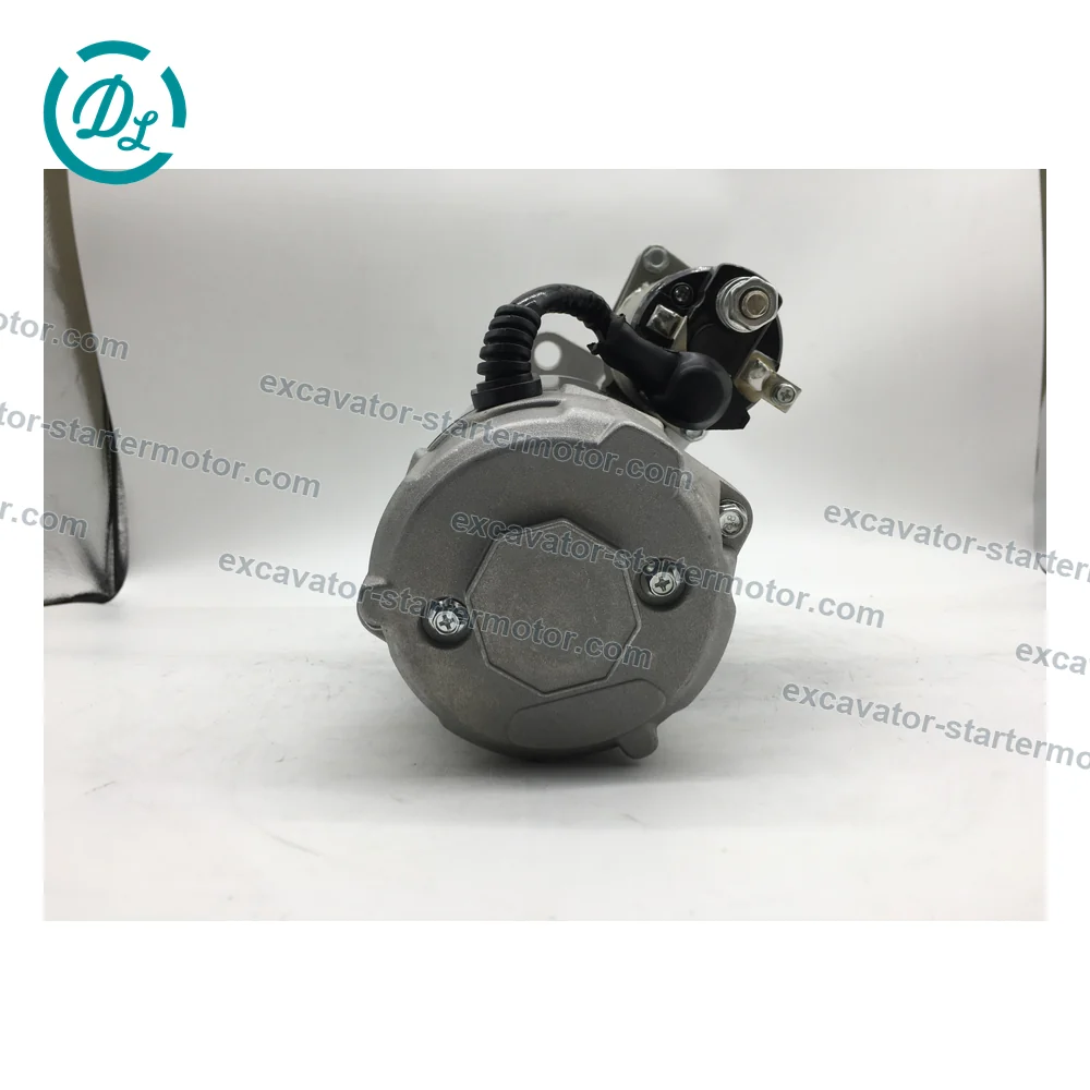 1-81100-217-1 0-23000-6091 24V 11-Tooth Starter for Isuzu 6RB1 Hitachi EX400, OEM/reference 1-81100-217-1, 24V 11-Tooth Starter, product view 6