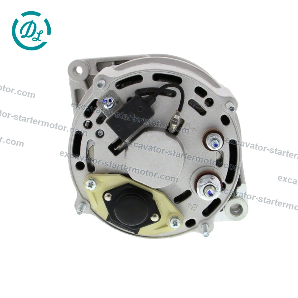 RE537146 28V 50A External-Fan Alternator for John Deere 6068 PowerTech Engines, OEM/reference RE537146, External-Fan Alternator, product view 3
