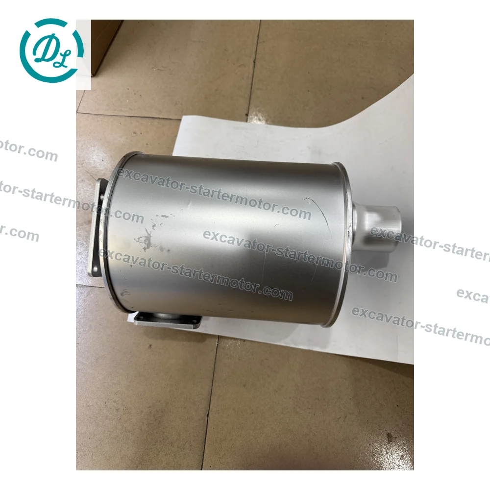 6151-11-8611 Exhaust Muffler for Komatsu D61 D68 S6D125E, OEM/reference 6151-11-8611, Engine Exhaust Muffler, product view 5