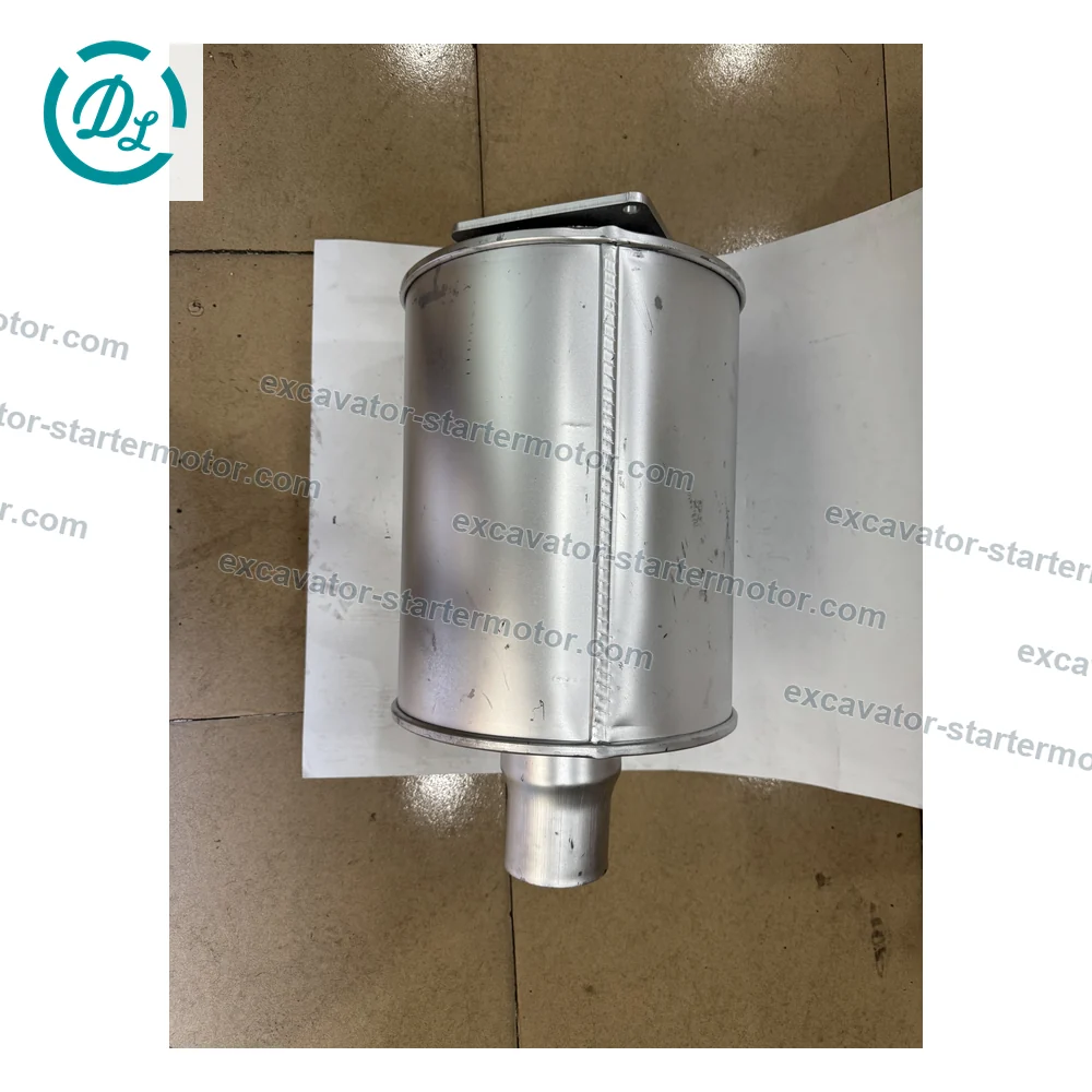 6151-11-8611 Exhaust Muffler for Komatsu D61 D68 S6D125E, OEM/reference 6151-11-8611, Engine Exhaust Muffler, product view 7
