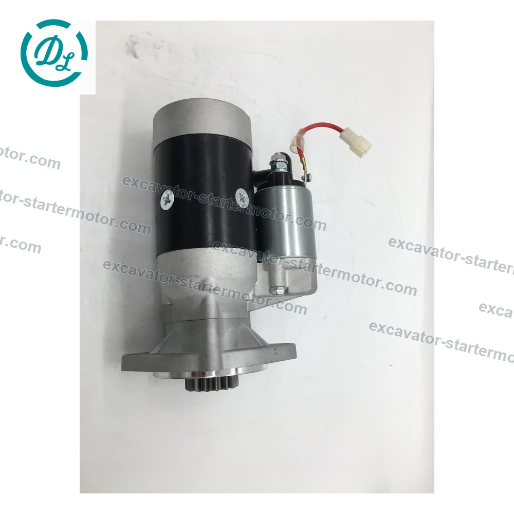 S114-349 12V 1.2kW 15-Tooth Starter for Yanmar 4TN82E, OEM/reference S114-349, 12V 1.2kW 15-Tooth Starter Motor, product view 2