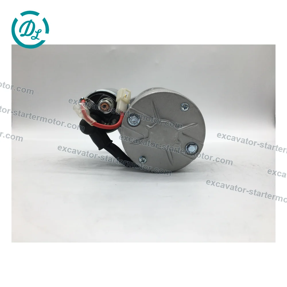 S114-349 12V 1.2kW 15-Tooth Starter for Yanmar 4TN82E, OEM/reference S114-349, 12V 1.2kW 15-Tooth Starter Motor, product view 4
