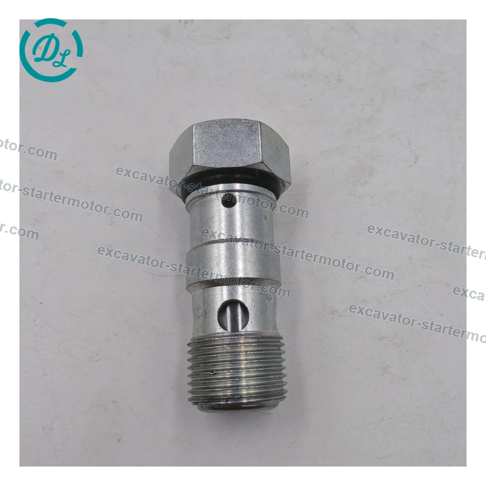 8-97223430-0 8972234300 Drilled Oil Port Bolt for Isuzu 6BG1T Hitachi ZX230, OEM/reference 8-97223430-0, Cross-Drilled Oil Port Bolt