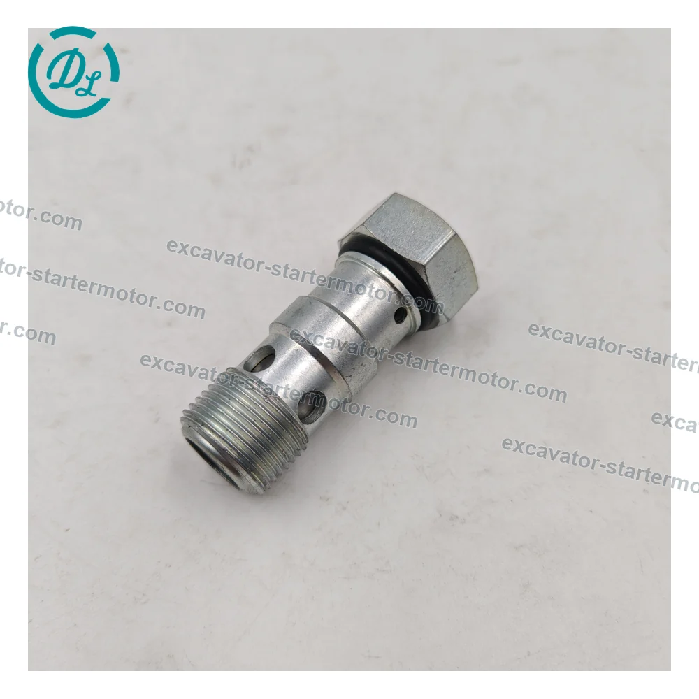 8-97223430-0 8972234300 Drilled Oil Port Bolt for Isuzu 6BG1T Hitachi ZX230, OEM/reference 8-97223430-0, Cross-Drilled Oil Port Bolt, product view 3