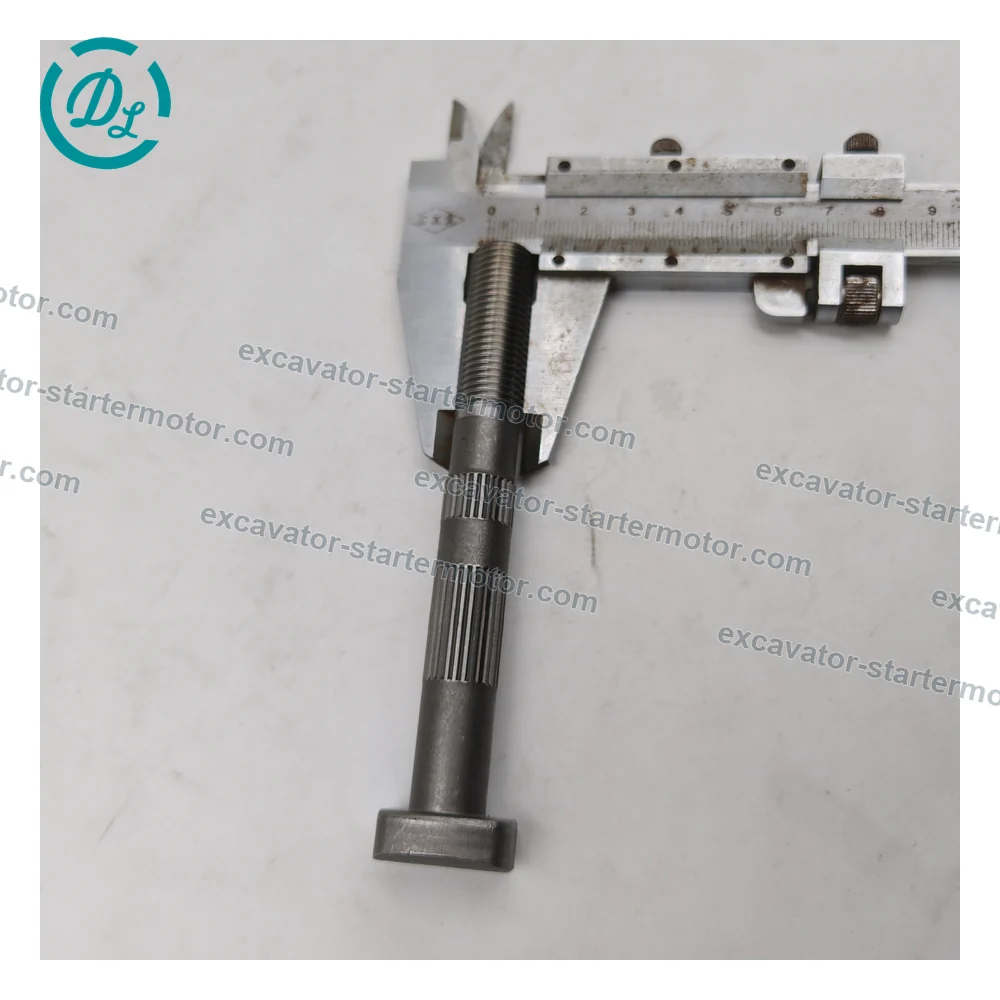 1-12235036-3 Connecting Rod Bolt with 1-12239005-1 Nut for Isuzu 6WG1 6WA1, OEM/reference 1-12235036-3, Connecting Rod Bolt with Companion Nut, product view 4