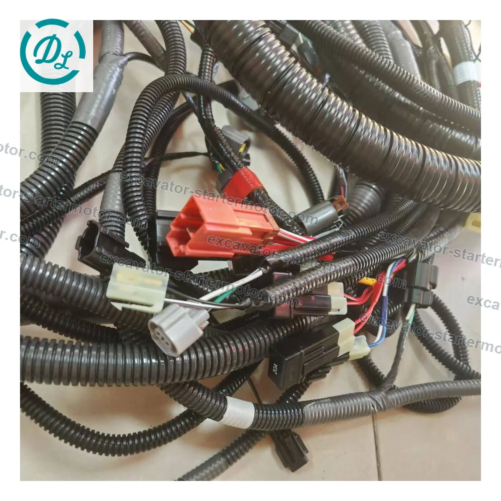 KRR12930-03 External Wiring Harness for Sumitomo SH200-5 SH210-5 SH240-5 Case CX210B CX240B, OEM/reference KRR12930-03, External Main-Frame Wiring Harness, product view 2
