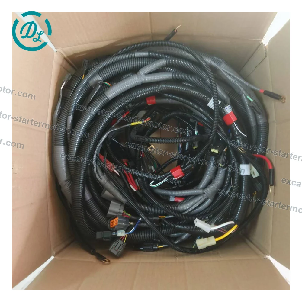 KRR12930-03 External Wiring Harness for Sumitomo SH200-5 SH210-5 SH240-5 Case CX210B CX240B, OEM/reference KRR12930-03, External Main-Frame Wiring Harness, product view 6