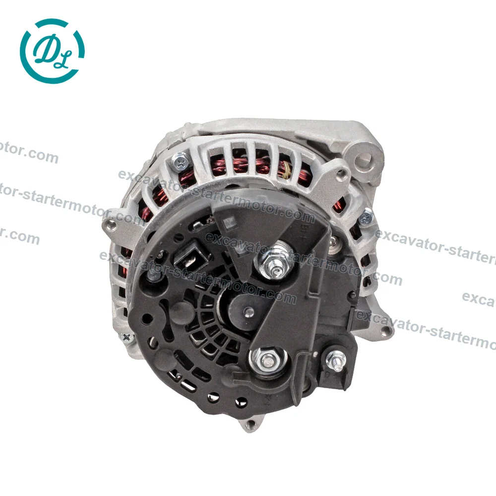 0124655081 24V 100A Alternator for John Deere 130 P-TIER, 130G and 160 P-TIER, OEM/reference 0124655081, Alternator, product view 2