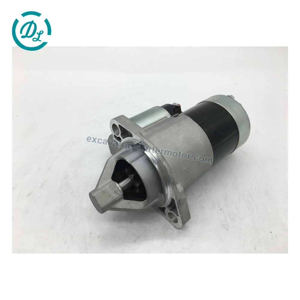 18096N 12V 1.2kW 8-Tooth Starter for Hyster Nissan Yale Forklifts, OEM/reference 18096N, 12V 1.2kW 8-Tooth CW PMGR Starter, product view 4